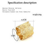 Sunspicems Silver Big Size Bangle African Bride Wedding Jewelry