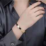 Geometric CZ Bracelets for Women Anniversary