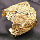 Hand Woven Wrap Alloy Bracelets Boho Jewelry Vintage Ethnic Girls Jewelry Access