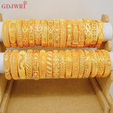 Ethiopian Dubai Bangles For Women African Arab Middle Eastern Wedding Jewelry