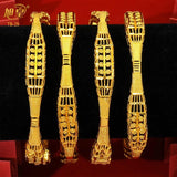 24K Plated Copper Bangles Bracelet Dubai Women Charm Arrival Jewelry Bangle