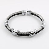 Adjustable Wire Love Punk Bracelet Bangle Pulseiras