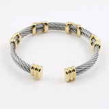 Adjustable Wire Love Punk Bracelet Bangle Pulseiras