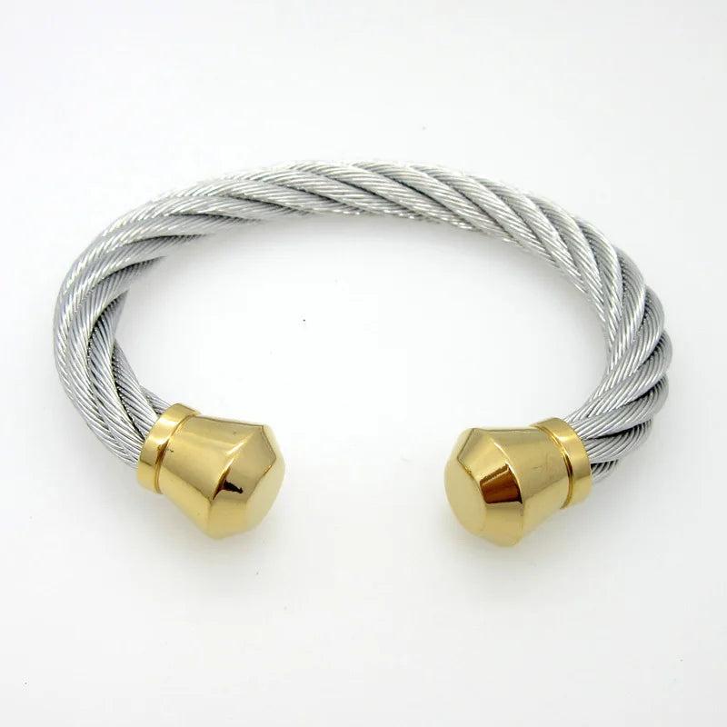 Arrival Stainless Steel Bracelets Smooth Metal Wire Bracelet