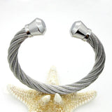 Arrival Stainless Steel Bracelets Smooth Metal Wire Bracelet