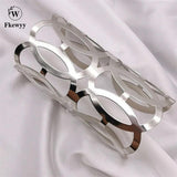 Fkewyy Hollow Out Charm Bracelets for Women Gothic Party Accessories