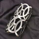 Fkewyy Hollow Out Charm Bracelets for Women Gothic Party Accessories