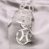 Fkewyy Hollow Out Charm Bracelets for Women Gothic Party Accessories