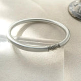 Colorful Silicone Bracelet Bangle for Women Girl Gift