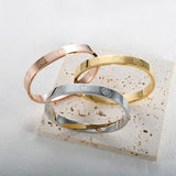 Roman Numeral Bangle Charm Cuff Bracelet Stainless Steel