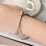 3 Colors Classic Shackle Screw Golden Bracelets & Bangles for Women
