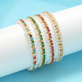 Elegant Zircon Pearl Bracelet for Women VL226