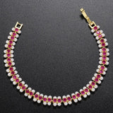 Elegant Zircon Pearl Bracelet for Women VL226