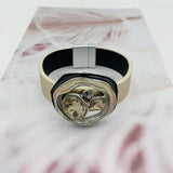 Crystal Round Style Leather Bracelet for Women