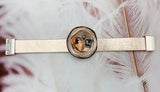 Crystal Round Style Leather Bracelet for Women