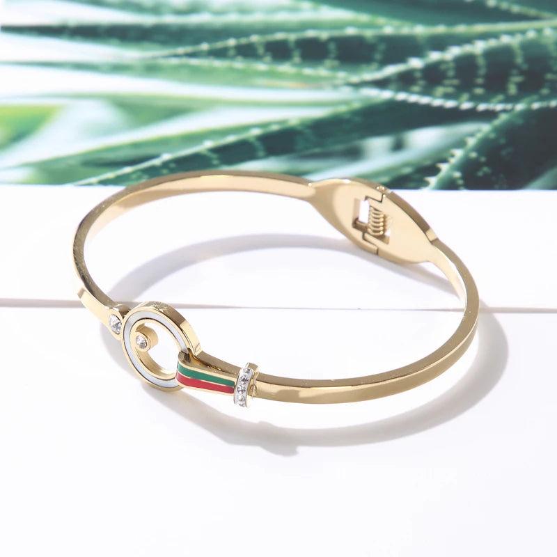 Crystal Bangles Bracelets For Women & Girls Red Bangle Jewelry Gift