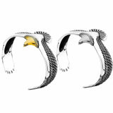Vintage Eagle Bangle for Men Women Open Adjustable Arm Cuff