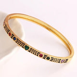 Plated Lover Bracelets&Bangles for Women Heart Zircon Charming CZ Party Jewelry