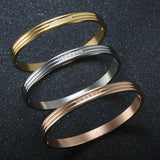 Striped Waves Bracelets CZ Crystal For Women Wedding Gift