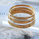 Striped Waves Bracelets CZ Crystal For Women Wedding Gift