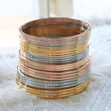 Striped Waves Bracelets CZ Crystal For Women Wedding Gift