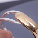 Punk Alloy Opening Bangles Charm Statement Cuff Bangles for Women