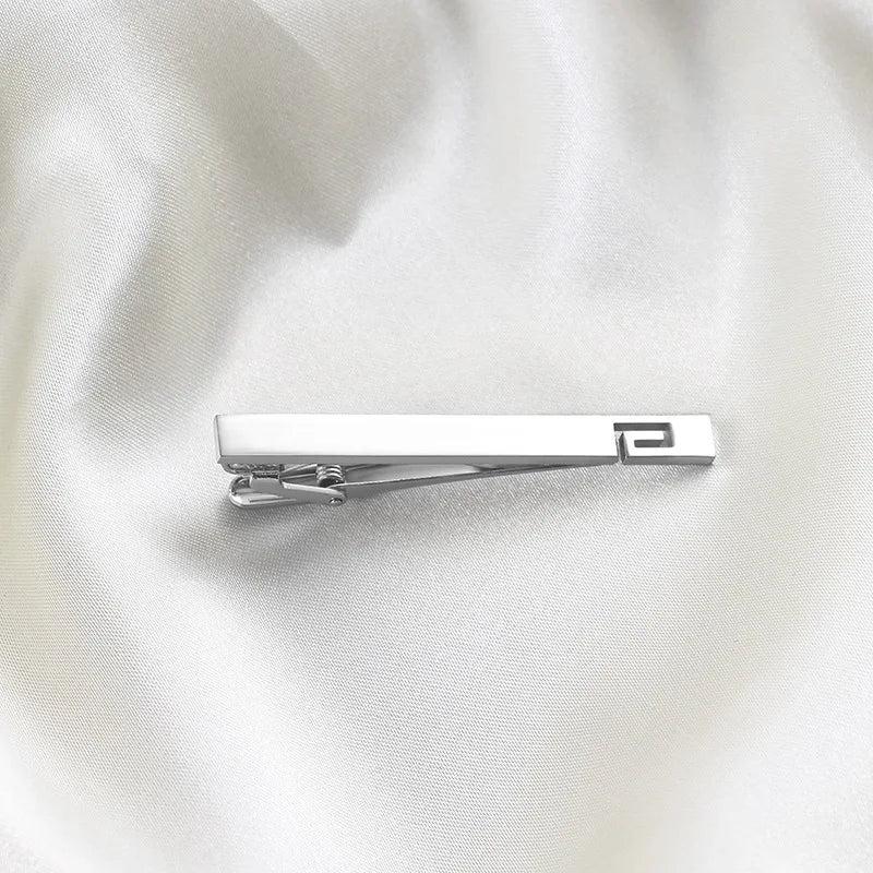 HUISHI Sliver Tie Clip For Men Women Necktie Dress Shirts Wedding Party