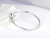 Rose Wedding Bangle Jewelry Open Cuff Bracelet Titanium Steel
