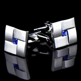 Classic Crystal Cufflinks for Men's French Shirt