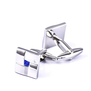 Classic Crystal Cufflinks for Men's French Shirt