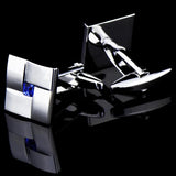 Classic Crystal Cufflinks for Men's French Shirt