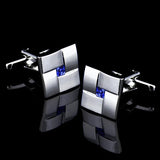 Classic Crystal Cufflinks for Men's French Shirt