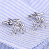 Bicycle Bike Cufflinks Men Jewelry Gemelos 210