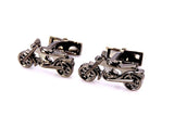 HYX 3D Motorcycle Cufflinks French Shirt Cuff Links for Men's Jewelry