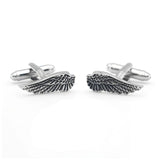 Men's Vintage Angel Wings Brass Cufflinks Feather Cuff Links