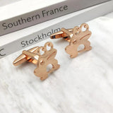 Frog Shape Cufflinks Stainless Steel Suit Buttons
