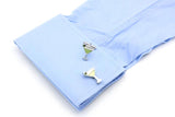 iGame Cocktail Cuff Links Green Brass Material Novelty Wine Glass