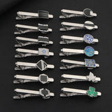Men's Crystal Tie Clip for Wedding Party