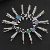 Men's Crystal Tie Clip for Wedding Party