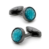 French Men's Crystal Cufflinks for Dress Shirts