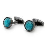 French Men's Crystal Cufflinks for Dress Shirts