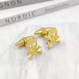 Personalized Skeleton Cufflinks for Men