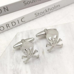 Personalized Skeleton Cufflinks for Men