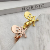 Personalized Skeleton Cufflinks for Men