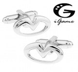 Car Logo Men's Cufflinks Brass Material