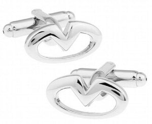 Car Logo Men's Cufflinks Brass Material