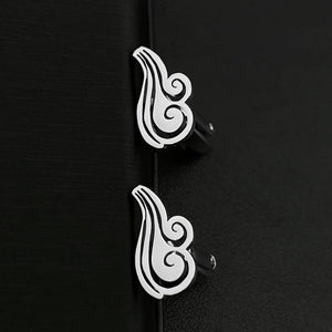 Stainless Steel Lucky Cloud Cufflinks Suit Shirt Accessories