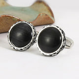 Retro Opal Cufflinks for Men Business Banquet Suits Shirts