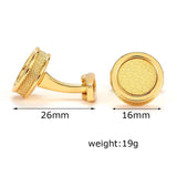 French Men's Cufflinks Business Style Buttons for Men