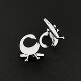 Ghana Adinkra Tattoo SANKOFA Cufflinks Stainless Steel Jewelry